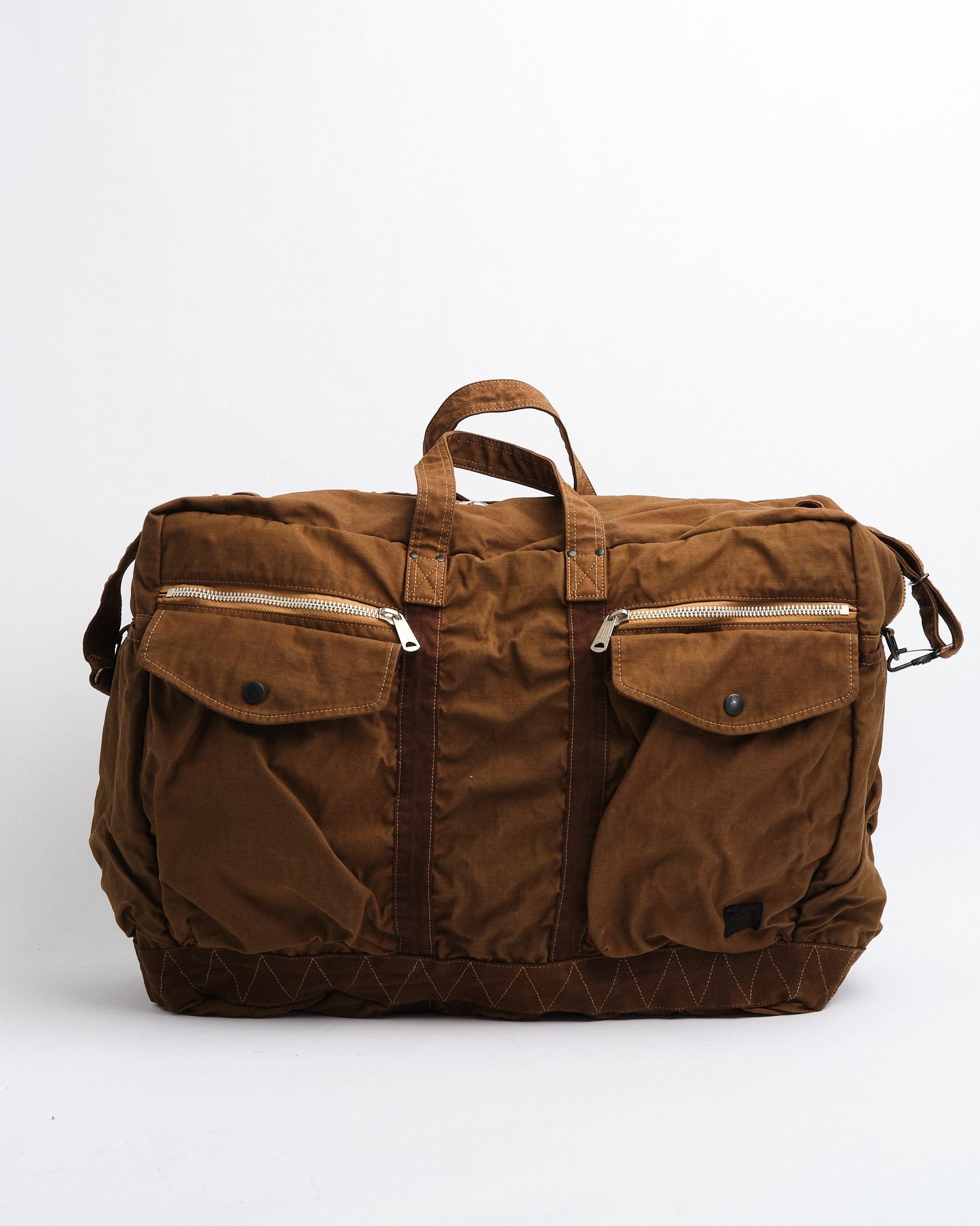美品 Ｌサイズ PORTER CRAG 2WAY BOSTON BAG Porter por Yoshida | Crag Bolso Boston 2-Vías (L) Coyote | Meadow