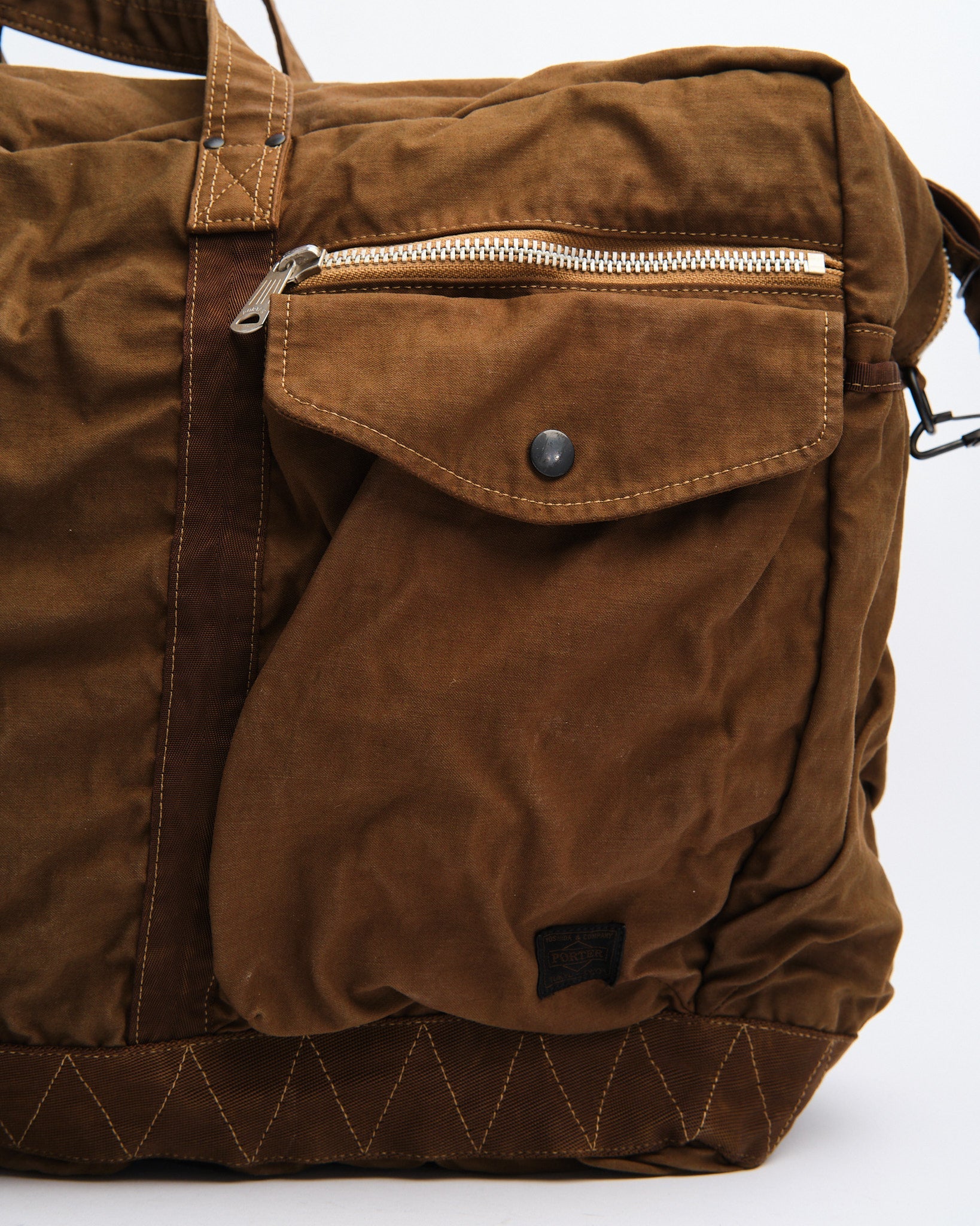 Porter por Yoshida | Crag Bolso Boston 2-Vías (L) Coyote | Meadow