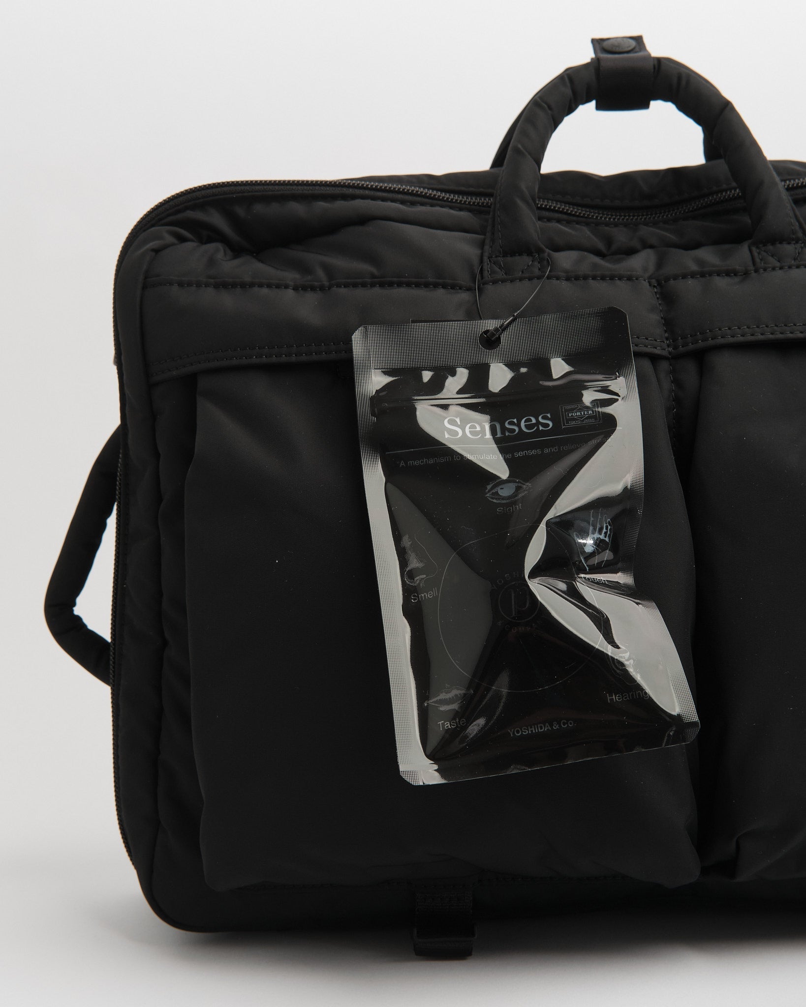 【PORTER】 PORTER SENSES 2WAY PACK ブラック porter | SENSES 2WAY Pack Black | meadow
